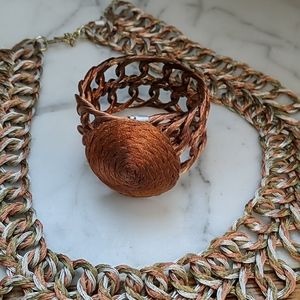 Artisan Copper Wire Rope Bracelet